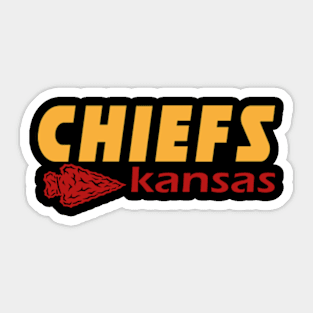 kansas chiefs Sticker